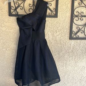 Beautiful off the shoulder vintage dress.